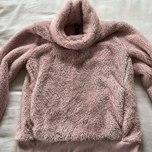 Super soft and fuzzy pink sweater!